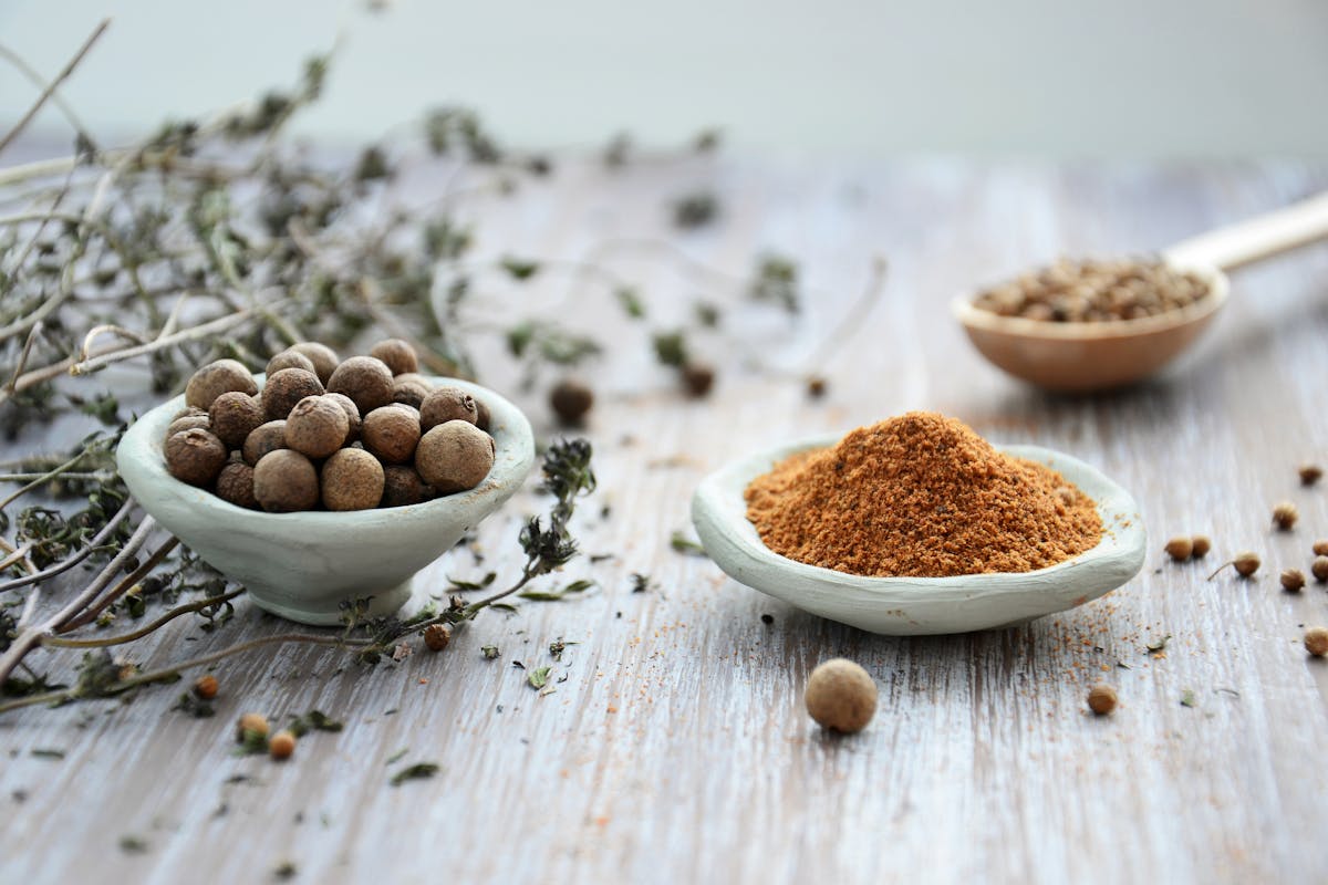 supplement powder macro shot